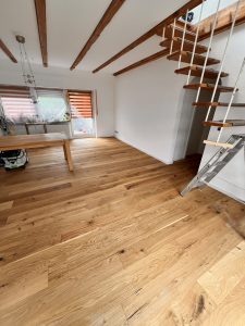 Wendeltreppe vorher, im Umbau