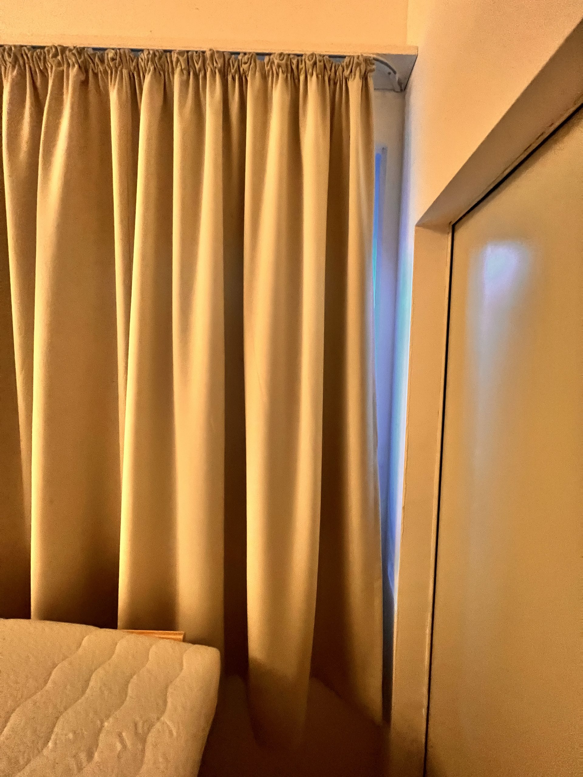 Verdunkelungsvorhang hellgrau , 2 Schals