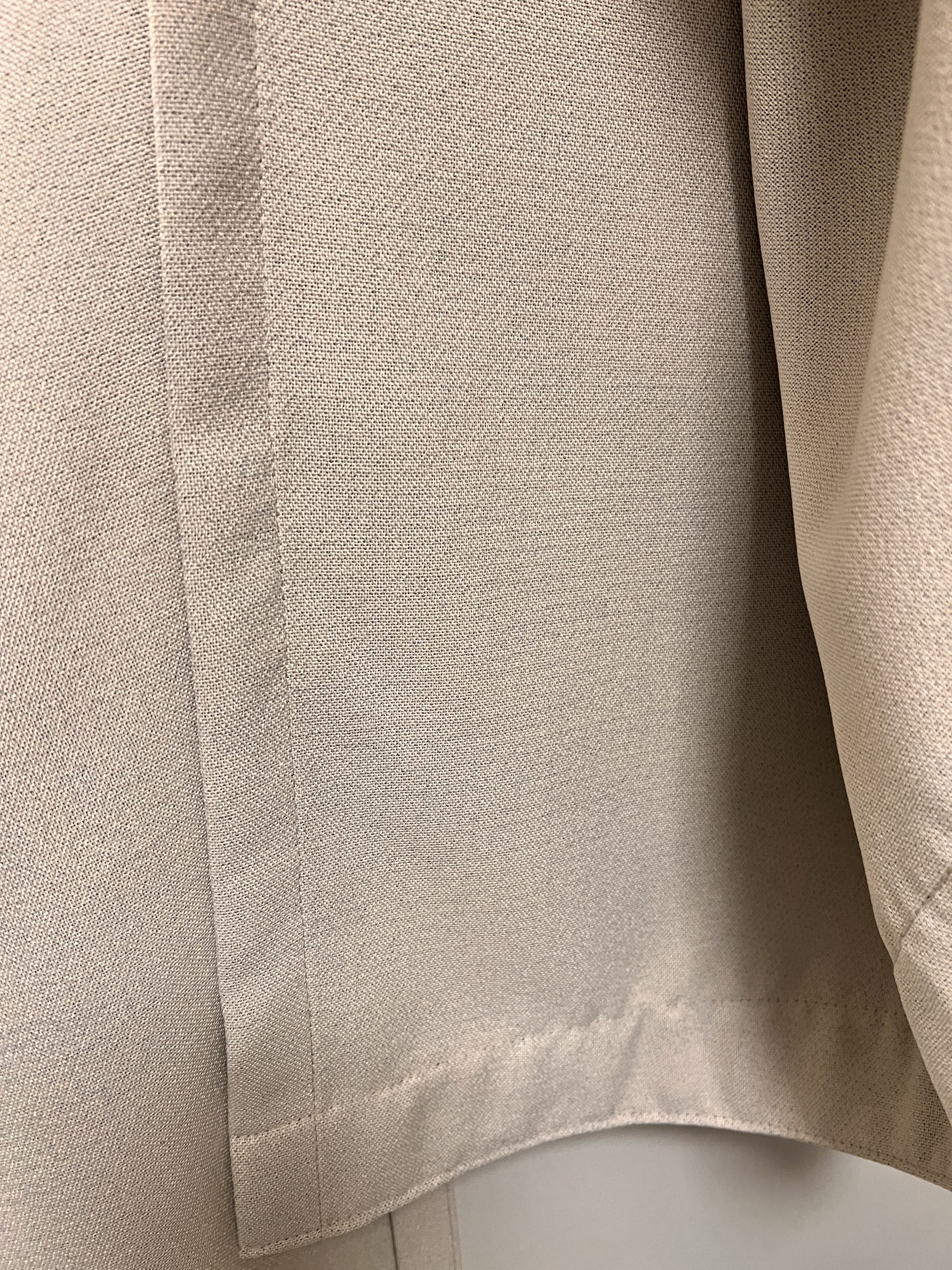 Verdunkelungsvorhang hellgrau , 2 Schals